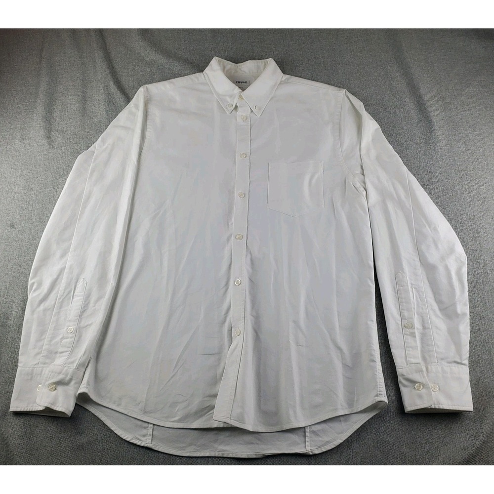 Filippa K Shirt Mens Medium Button Down Long Sleeve Oxford Pocket Slim Fit